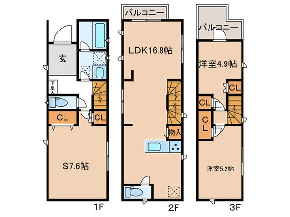 Kolet府中白糸台♯04の物件間取画像